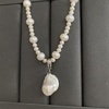 image:imageNONNYL Pearl Necklace for Women Gifts Sterling Silver Genuine White Freshwater Cultured Pearls Pendant Necklaces Christmas Gifts for Mom Wife Girlfriend Her Anniversary Birthday Fine Jewelry NO25205