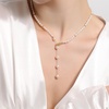 image:imageNONNYL Pearl Necklace for Women Gifts Sterling Silver Genuine White Freshwater Cultured Pearls Pendant Necklaces Christmas Gifts for Mom Wife Girlfriend Her Anniversary Birthday Fine Jewelry NO1186