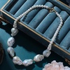 image:imageNONNYL Pearl Necklace for Women Gifts Sterling Silver Genuine White Freshwater Cultured Pearls Pendant Necklaces Christmas Gifts for Mom Wife Girlfriend Her Anniversary Birthday Fine Jewelry NO25207