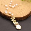 image:imageNONNYL Pearl Necklace for Women Gifts Sterling Silver Genuine White Freshwater Cultured Pearls Pendant Necklaces Christmas Gifts for Mom Wife Girlfriend Her Anniversary Birthday Fine Jewelry NO25147