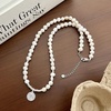 image:imageNONNYL Pearl Necklace for Women Gifts Sterling Silver Genuine White Freshwater Cultured Pearls Pendant Necklaces Christmas Gifts for Mom Wife Girlfriend Her Anniversary Birthday Fine Jewelry NO11338