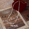 image:imageNONNYL Pearl Necklace for Women Gifts Sterling Silver Genuine White Freshwater Cultured Pearls Pendant Necklaces Christmas Gifts for Mom Wife Girlfriend Her Anniversary Birthday Fine Jewelry NO1151