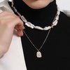 image:imageNONNYL Pearl Necklace for Women Gifts Sterling Silver Genuine White Freshwater Cultured Pearls Pendant Necklaces Christmas Gifts for Mom Wife Girlfriend Her Anniversary Birthday Fine Jewelry NO25168