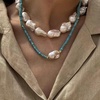 image:imageNONNYL Pearl Necklace for Women Gifts Sterling Silver Genuine White Freshwater Cultured Pearls Pendant Necklaces Christmas Gifts for Mom Wife Girlfriend Her Anniversary Birthday Fine Jewelry NO25170