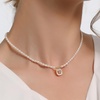 image:imageNONNYL Pearl Necklace for Women Gifts Sterling Silver Genuine White Freshwater Cultured Pearls Pendant Necklaces Christmas Gifts for Mom Wife Girlfriend Her Anniversary Birthday Fine Jewelry NO1172