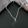 image:imageNONNYL Pearl Necklace for Women Gifts Sterling Silver Genuine White Freshwater Cultured Pearls Pendant Necklaces Christmas Gifts for Mom Wife Girlfriend Her Anniversary Birthday Fine Jewelry NO11348