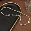 image:imageNONNYL Pearl Necklace for Women Gifts Sterling Silver Genuine White Freshwater Cultured Pearls Pendant Necklaces Christmas Gifts for Mom Wife Girlfriend Her Anniversary Birthday Fine Jewelry NO1140