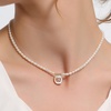 image:imageNONNYL Pearl Necklace for Women Gifts Sterling Silver Genuine White Freshwater Cultured Pearls Pendant Necklaces Christmas Gifts for Mom Wife Girlfriend Her Anniversary Birthday Fine Jewelry NO1172