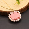 image:imageNONNYL Pearl Necklace for Women Gifts Sterling Silver Genuine White Freshwater Cultured Pearls Pendant Necklaces Christmas Gifts for Mom Wife Girlfriend Her Anniversary Birthday Fine Jewelry NO25136