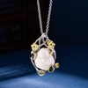 image:imageNONNYL Pearl Necklace for Women Gifts Sterling Silver Genuine White Freshwater Cultured Pearls Pendant Necklaces Christmas Gifts for Mom Wife Girlfriend Her Anniversary Birthday Fine Jewelry NO25164