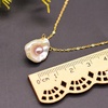 image:imageNONNYL Pearl Necklace for Women Gifts Sterling Silver Genuine White Freshwater Cultured Pearls Pendant Necklaces Christmas Gifts for Mom Wife Girlfriend Her Anniversary Birthday Fine Jewelry NO25135