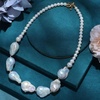 image:imageNONNYL Pearl Necklace for Women Gifts Sterling Silver Genuine White Freshwater Cultured Pearls Pendant Necklaces Christmas Gifts for Mom Wife Girlfriend Her Anniversary Birthday Fine Jewelry NO25207