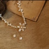 image:imageNONNYL Pearl Necklace for Women Gifts Sterling Silver Genuine White Freshwater Cultured Pearls Pendant Necklaces Christmas Gifts for Mom Wife Girlfriend Her Anniversary Birthday Fine Jewelry NO1137