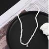 image:imageNONNYL Pearl Necklace for Women Gifts Sterling Silver Genuine White Freshwater Cultured Pearls Pendant Necklaces Christmas Gifts for Mom Wife Girlfriend Her Anniversary Birthday Fine Jewelry NO1167