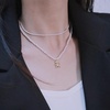 image:imageNONNYL Pearl Necklace for Women Gifts Sterling Silver Genuine White Freshwater Cultured Pearls Pendant Necklaces Christmas Gifts for Mom Wife Girlfriend Her Anniversary Birthday Fine Jewelry NO11351