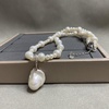 image:imageNONNYL Pearl Necklace for Women Gifts Sterling Silver Genuine White Freshwater Cultured Pearls Pendant Necklaces Christmas Gifts for Mom Wife Girlfriend Her Anniversary Birthday Fine Jewelry NO25205