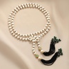 image:imageNONNYL Pearl Necklace for Women Gifts Sterling Silver Genuine White Freshwater Cultured Pearls Pendant Necklaces Christmas Gifts for Mom Wife Girlfriend Her Anniversary Birthday Fine Jewelry NO150
