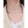 image:imageNONNYL Pearl Necklace for Women Gifts Sterling Silver Genuine White Freshwater Cultured Pearls Pendant Necklaces Christmas Gifts for Mom Wife Girlfriend Her Anniversary Birthday Fine Jewelry NO1154