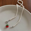 image:imageNONNYL Pearl Necklace for Women Gifts Sterling Silver Genuine White Freshwater Cultured Pearls Pendant Necklaces Christmas Gifts for Mom Wife Girlfriend Her Anniversary Birthday Fine Jewelry NO11334
