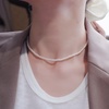 image:imageNONNYL Pearl Necklace for Women Gifts Sterling Silver Genuine White Freshwater Cultured Pearls Pendant Necklaces Christmas Gifts for Mom Wife Girlfriend Her Anniversary Birthday Fine Jewelry NO1162