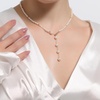image:imageNONNYL Pearl Necklace for Women Gifts Sterling Silver Genuine White Freshwater Cultured Pearls Pendant Necklaces Christmas Gifts for Mom Wife Girlfriend Her Anniversary Birthday Fine Jewelry NO1186