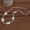 image:imageNONNYL Pearl Necklace for Women Gifts Sterling Silver Genuine White Freshwater Cultured Pearls Pendant Necklaces Christmas Gifts for Mom Wife Girlfriend Her Anniversary Birthday Fine Jewelry NO25166
