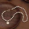 image:imageNONNYL Pearl Necklace for Women Gifts Sterling Silver Genuine White Freshwater Cultured Pearls Pendant Necklaces Christmas Gifts for Mom Wife Girlfriend Her Anniversary Birthday Fine Jewelry NO1144