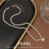 image:imageNONNYL Pearl Necklace for Women Gifts Sterling Silver Genuine White Freshwater Cultured Pearls Pendant Necklaces Christmas Gifts for Mom Wife Girlfriend Her Anniversary Birthday Fine Jewelry NO1145