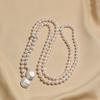 image:imageNONNYL Pearl Necklace for Women Gifts Sterling Silver Genuine White Freshwater Cultured Pearls Pendant Necklaces Christmas Gifts for Mom Wife Girlfriend Her Anniversary Birthday Fine Jewelry NO25204