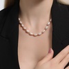 image:imageNONNYL Pearl Necklace for Women Gifts Sterling Silver Genuine White Freshwater Cultured Pearls Pendant Necklaces Christmas Gifts for Mom Wife Girlfriend Her Anniversary Birthday Fine Jewelry NO1135
