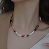 image:imageNONNYL Pearl Necklace for Women Gifts Sterling Silver Genuine White Freshwater Cultured Pearls Pendant Necklaces Christmas Gifts for Mom Wife Girlfriend Her Anniversary Birthday Fine Jewelry NO125
