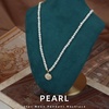 image:imageNONNYL Pearl Necklace for Women Gifts Sterling Silver Genuine White Freshwater Cultured Pearls Pendant Necklaces Christmas Gifts for Mom Wife Girlfriend Her Anniversary Birthday Fine Jewelry NO1146