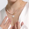 image:imageNONNYL Pearl Necklace for Women Gifts Sterling Silver Genuine White Freshwater Cultured Pearls Pendant Necklaces Christmas Gifts for Mom Wife Girlfriend Her Anniversary Birthday Fine Jewelry NO25150