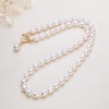 image:imageNONNYL Pearl Necklace for Women Gifts Sterling Silver Genuine White Freshwater Cultured Pearls Pendant Necklaces Christmas Gifts for Mom Wife Girlfriend Her Anniversary Birthday Fine Jewelry NO1170
