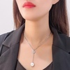 image:imageNONNYL Pearl Necklace for Women Gifts Sterling Silver Genuine White Freshwater Cultured Pearls Pendant Necklaces Christmas Gifts for Mom Wife Her Anniversary Birthday Fine Jewelry NO25151