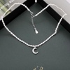 image:imageNONNYL Pearl Necklace for Women Gifts Sterling Silver Genuine White Freshwater Cultured Pearls Pendant Necklaces Christmas Gifts for Mom Wife Her Anniversary Birthday Fine Jewelry NO1163