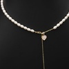 image:imageNONNYL Pearl Necklace for Women Gifts Sterling Silver Genuine White Freshwater Cultured Pearls Pendant Necklaces Christmas Gifts for Mom Wife Her Anniversary Birthday Fine Jewelry NO11333