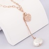 image:imageNONNYL Pearl Necklace for Women Gifts Sterling Silver Genuine White Freshwater Cultured Pearls Pendant Necklaces Christmas Gifts for Mom Wife Her Anniversary Birthday Fine Jewelry NO25151