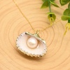 image:imageNONNYL Pearl Necklace for Women Gifts Sterling Silver Genuine White Freshwater Cultured Pearls Pendant Necklaces Christmas Gifts for Mom Wife Her Anniversary Birthday Fine Jewelry NO25143