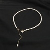 image:imageNONNYL Pearl Necklace for Women Gifts Sterling Silver Genuine White Freshwater Cultured Pearls Pendant Necklaces Christmas Gifts for Mom Wife Her Anniversary Birthday Fine Jewelry NO11333