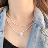 image:imageNONNYL Pearl Necklace for Women Gifts Sterling Silver Genuine White Freshwater Cultured Pearls Pendant Necklaces Gifts for Mom Wife Her Christmas Anniversary Birthday Fine Jewelry NO25140