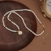 image:imageNONNYL Pearl Necklace for Women Gifts Sterling Silver Genuine White Freshwater Cultured Pearls Pendant Necklaces Gifts for Mom Wife Her Christmas Anniversary Birthday Fine Jewelry NO1147