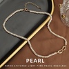 image:imageNONNYL Pearl Necklace for Women Gifts Sterling Silver Genuine White Freshwater Cultured Pearls Pendant Necklaces Gifts for Mom Wife Her Christmas Anniversary Birthday Fine Jewelry NO1180