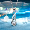 image:imageNONNYL Pearl NecklacesBirthday Anniversary Wedding Gifts for Women Her Mom Wife Girlfriend Grandma on Christmas Day Mothers Day  Valentines Romantic Gifts859mm