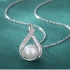 image:imageNONNYL Real Freshwater Cultured Pearl Pendant Necklaces for Women 10mm Pearls Valentines Day Christmas Gifts for Wife Mom Girlfriend Anniversary Birthday Fine Jewelry Gifts for Her