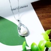 image:imageNONNYL Real Pearl Necklace S925 Sterling Silver Teardrop Cultured Pearl Pendant Christmas Jewelry Gifts for Women Her Elegant Anniversary Birthday Gifts for Wife Mom With Luxury Gift Box
