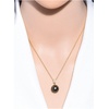 image:imageNONNYL Real Pearl Necklaces for Women With Genuine AAAA Quality 1011mm Tahitian Black Pearls Pendant Necklace  925 Sterling Silver Plated 18K Gold Pearl Gifts for Women Her Grandma Wife