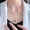 image:imageNONNYL Real Pearl Pendant Necklaces for Women with Genuine AAA Quality 910mm Black Tahitian Cultured Pearls  Platinum Gold Plated 925 Sterling Silver Necklace Fine Jewelry Gifts for Her