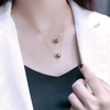 image:imageNONNYL Real Pearl Pendant Necklaces for Women with Genuine AAAA Quality 8510mm Black Tahitian Cultured Pearls  Platinum Gold Plated 18K Necklace Fine Jewelry Gifts for Her