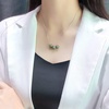 image:imageNONNYL Real Pearl Pendant Necklaces for Women with Genuine AAAA Quality 89mm Black Tahitian Cultured Pearls  Platinum Gold Plated 925 Sterling Silver Necklace Fine Jewelry Gifts